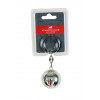 KEY-RING SILVER BALL EMBLEM