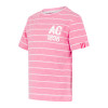 CAMISETA MANGA CORTA RAYAS ROSA