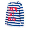 BABY LONG SLEEVE SHIRT NAVY BLUE GREY LETTER