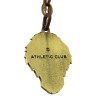 KEY-RING OLD GOLD + BADGE