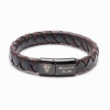 PULSERA TRENZA COMBI NEGRO