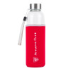 EMBLEM GLASS BOTTLE