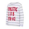 BABY LONG SLEEVE SHIRT NAVY BLUE GREY LETTER