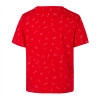 MAILLOT MANCHES COURTES IMPRIMÉ ROUGE
