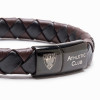 PULSERA TRENZA COMBI NEGRO