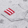 MAILLOT MANCHES COURTES IMPRIMÉ ROUGE