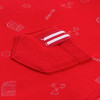 MAILLOT MANCHES COURTES IMPRIMÉ ROUGE