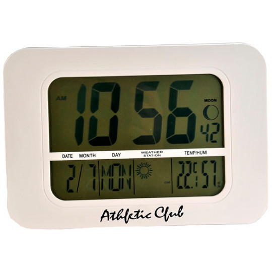 RELOJ DIGITAL CALENDARIO Y ESTACION METEO