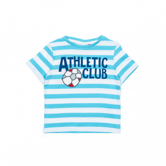 BABY SHORT SLEEVE SHIRT NAVY WHITE BALL