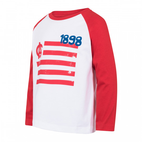 BABY LONG SLEEVE SHIRT TWO-TONE WHITE STRIPE