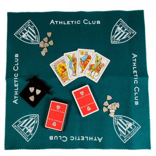 DECK OF CARDS AND RUG FOURNIER EMBLEM