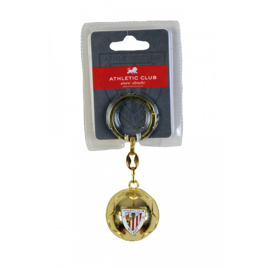 LLAVERO BALON ESCUDO DORADO