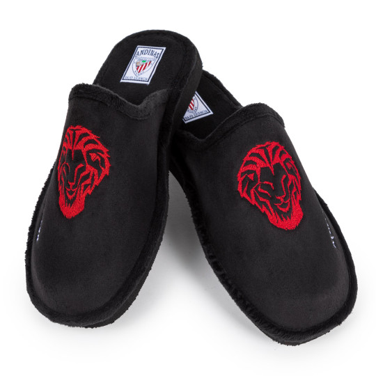 EMBROIDERED LION SLIPPERS